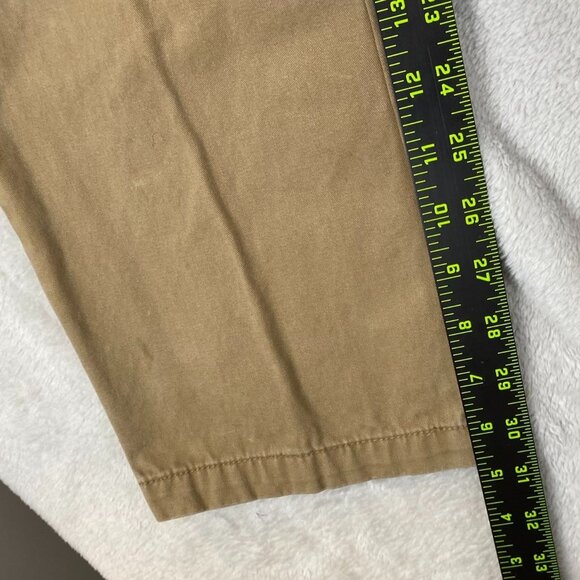 Old Navy Men's Khaki Pants 32x32 Straight-Leg Cotton-Poly Blend - Picture 5 of 16